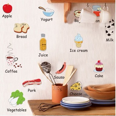 สติ๊กเกอร์เรียนรู้ สอนคำศัพท์ภาษาอังกฤษ