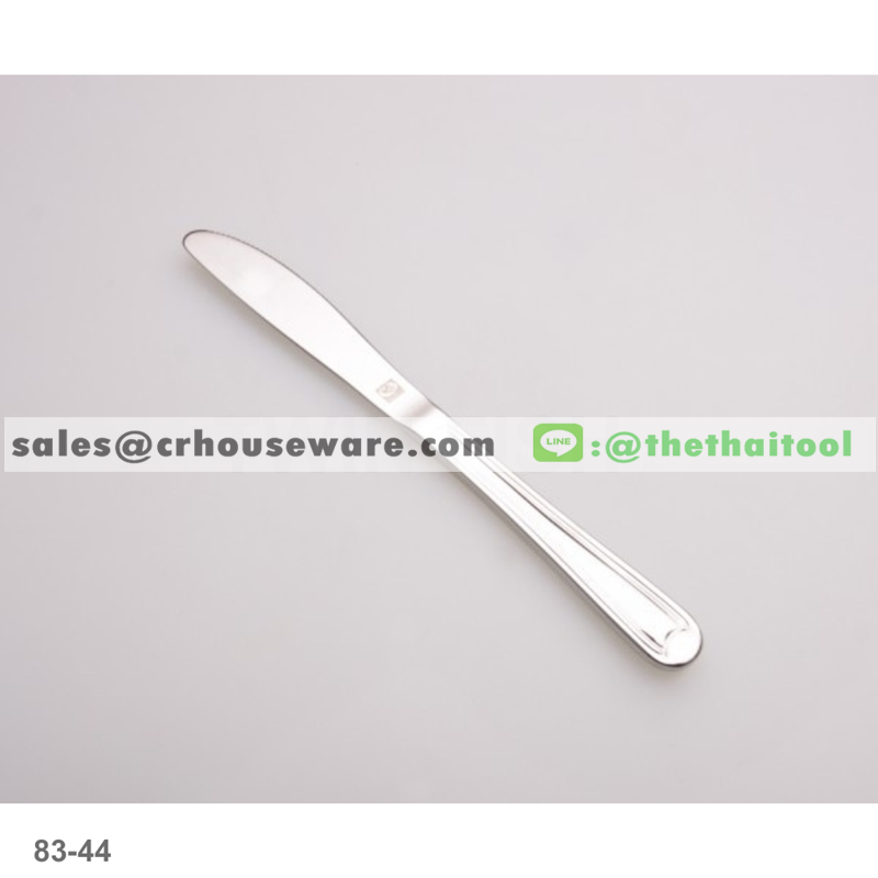 มีดหวานสั้นสแตนเลส 83 ลายพิจิตร รหัสสินค้า 008-TF83-44
