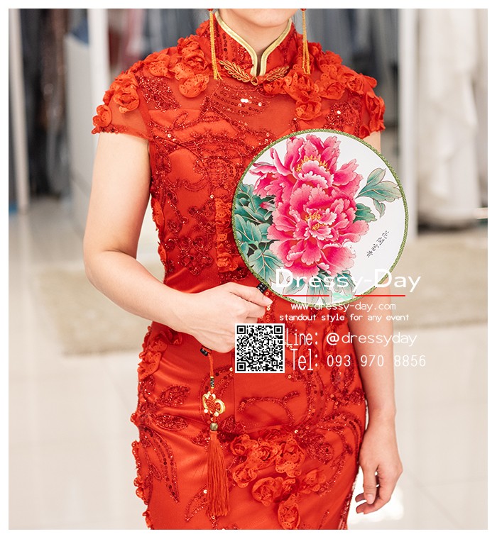 พัดเจ้าสาว หรูๆ พร้อมส่ง ของใช้จำเป็นในงานแต่งจีนของฝ่ายหญิง