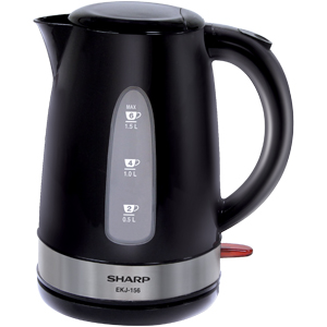 Sharp กาต้มน้ำไฟฟ้า ขนาด 1.5 ลิตร 2,200W รุ่น EKJ-156 สีดำ
