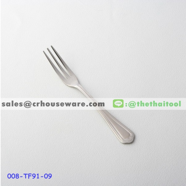 ส้อมจิ้มผลไม้สแตนเลส 91 ลายบ้านเชียง FRUIT FORK 008-TF91-09