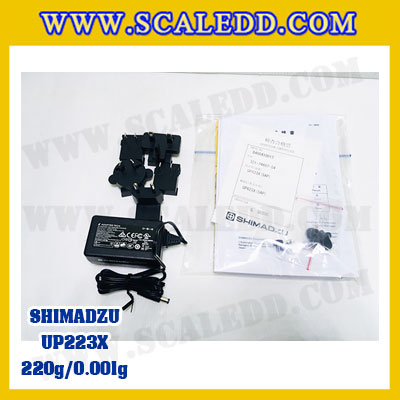 เครื่องชั่งดิจิตอล ทศนิยม 3 ตำแหน่ง รุ่น UP223X 220gx0.001g เครื่องชั่งละเอียดสูง220g เครื่องชั่งน้ำหนัก220g ตาชั่ง220กรัม พิกัดน้ำหนัก 220g ความละเอียด 0.001g ยี่ห้อ SHIMADZU รุ่น UP223X