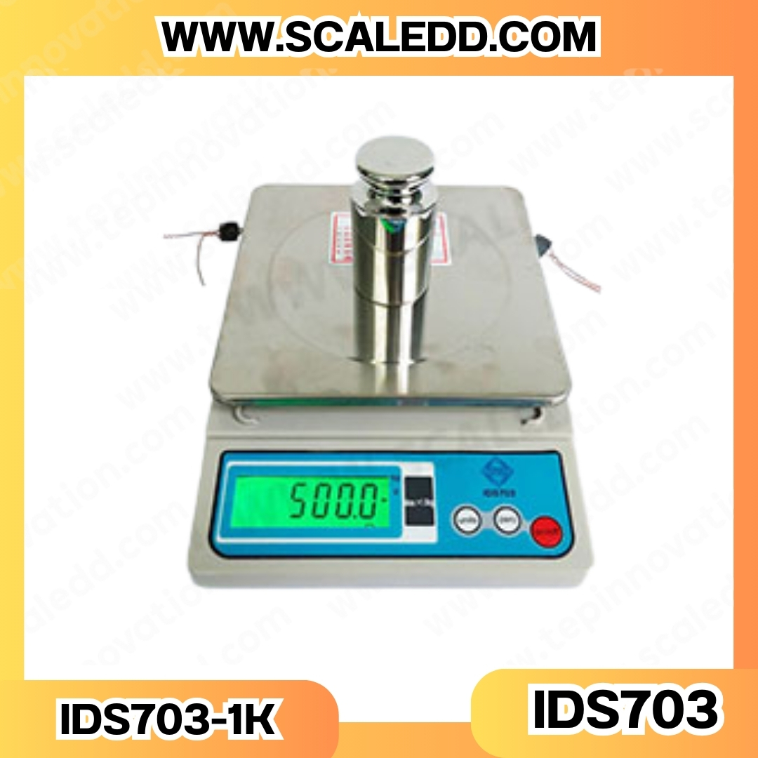 เครื่องชั่งดิจิตอล พิกัด 1000g x 0.1g เครื่องชั่งน้ำหนัก1000กรัม เครื่องชั่งดิจิตอล1000กรัม ตาชั่ง1000 กรัม ยี่ห้อ SDS รุ่น IDS703