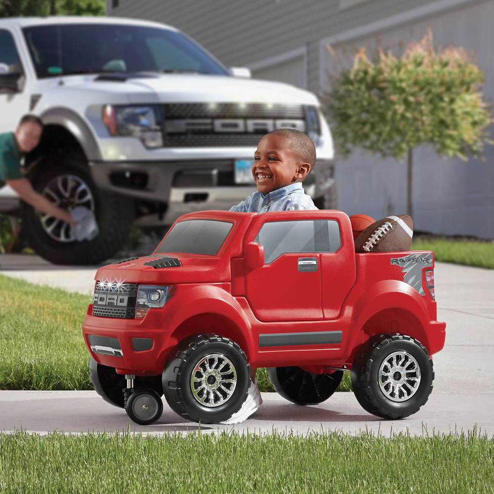 รถกระบะรุ่นใหม่คันใหญ่มาก STEP 2 2-in-1 Ford® F-150 SVT Raptor - Red