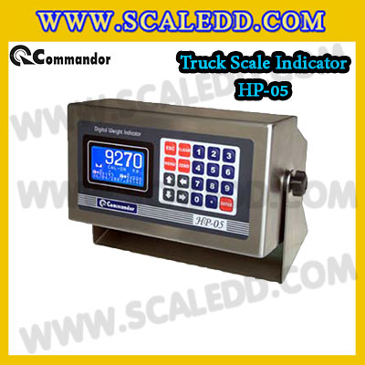 หัวอ่านเครื่องชั่งรถบรรทุก INDICATOR Commandor HP-05 จอแสดงน้ำหนักเครื่องชั่งรถบรรทุก Truck Scale ยี่ห้อ Commandor รุ่น HP-05