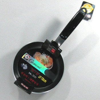 กระทะนอนสติ๊ก Gemini 18 ซม. ตราหัวม้าลาย