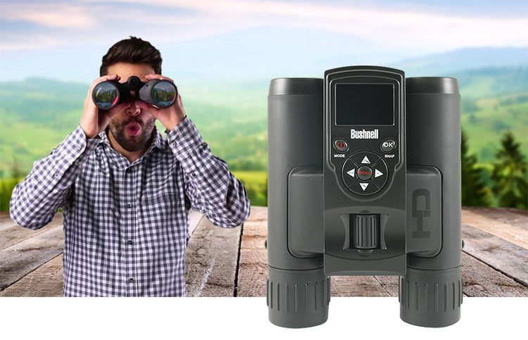 กล้องส่องทางไกล VDO recorder สองตา bushnell 8X