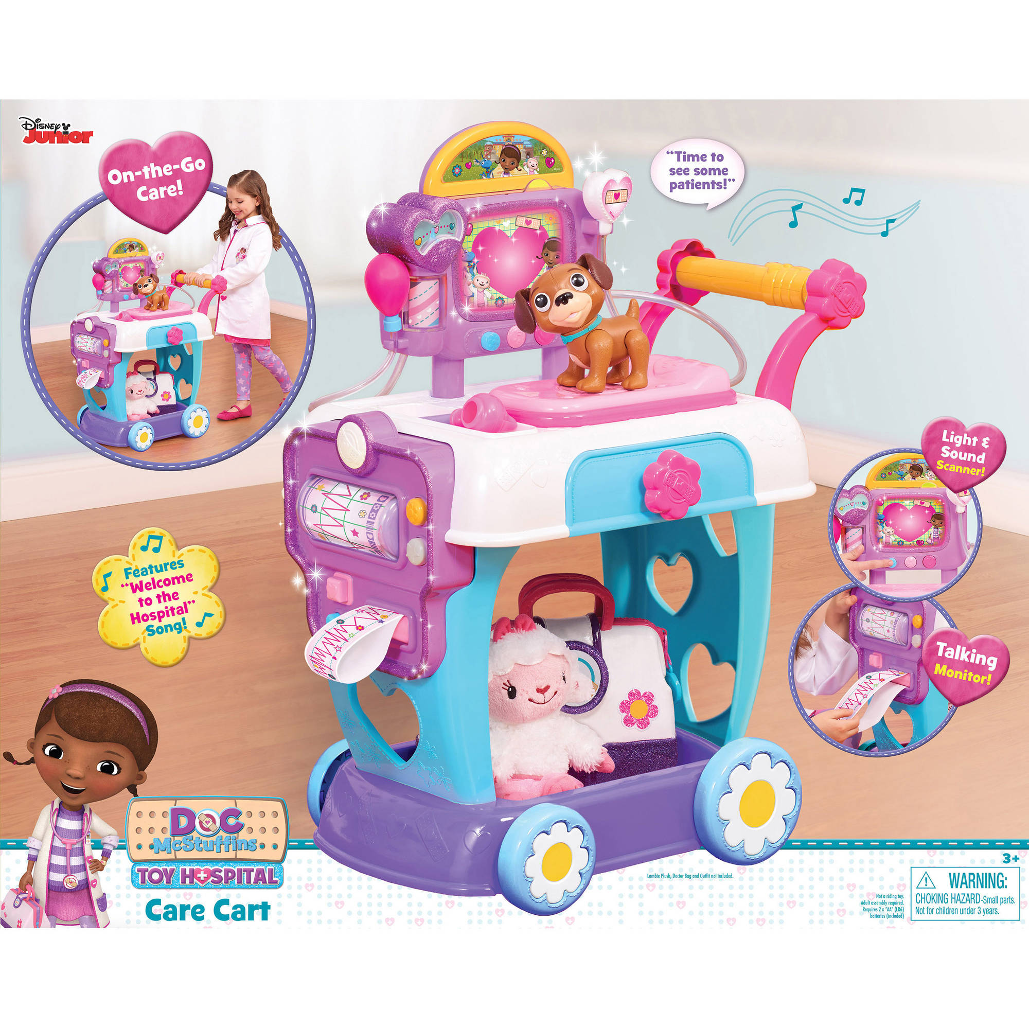 รถเข็นพยาบาล Disney Doc McStuffins Hospital Care Cart