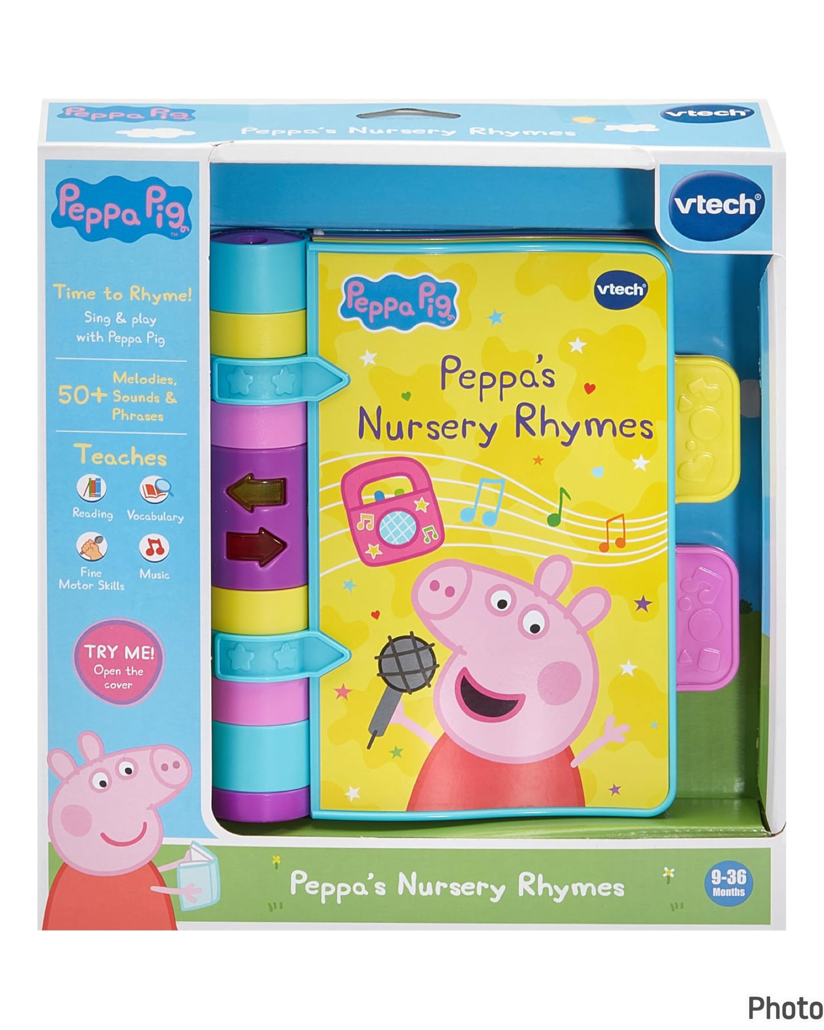 นิทานเพลง ธีม Peppa Pig VTech Peppa Pig Peppa’s Nursery Rhymes Interactive Book
