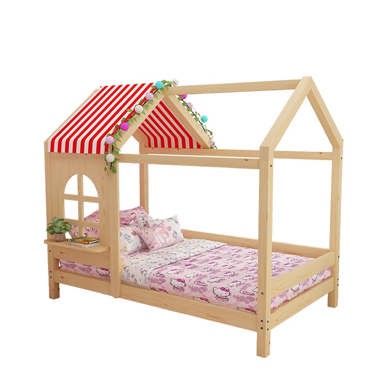 เตียงนอนไม้ โครงบ้าน Littel house