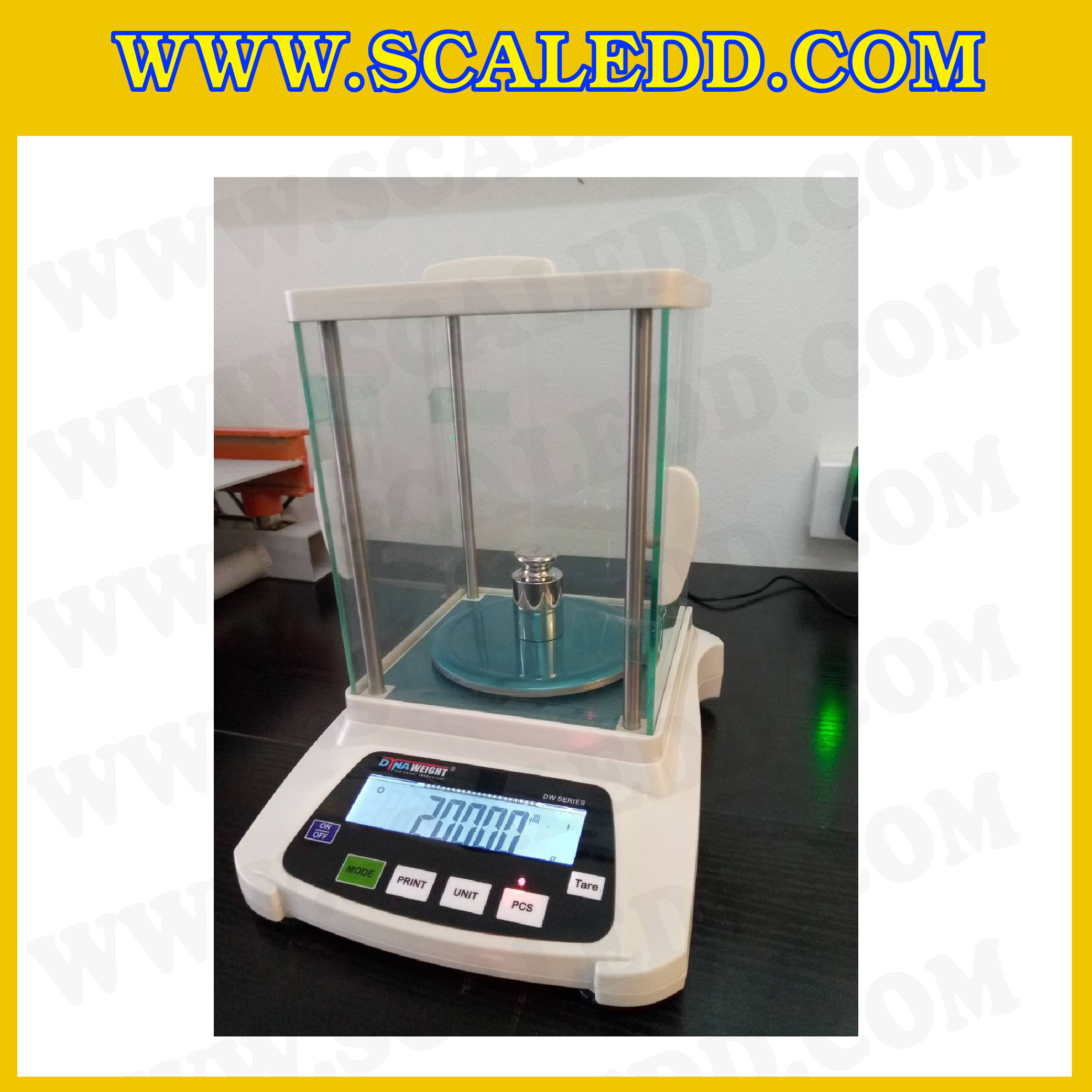 เครื่องชั่งละเอียดสูง1000กรัม เครื่องชั่งน้ำหนักดิจิตอล1000g เครื่องชั่งทศนิยม 2 ตำแหน่ง ตาชั่ง1000g ความละเอียด 0.01g DynaWeight รุ่น DW1000