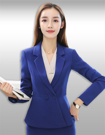 เสื้อสูทผู้หญิงสีน้ำเงินแบบสวยหรู มี 7 ไซส รหัส2262