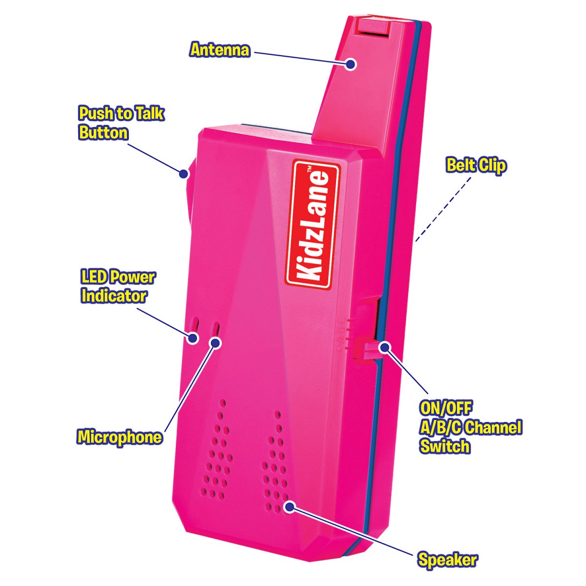 Kidzlane Durable Walkie Talkies