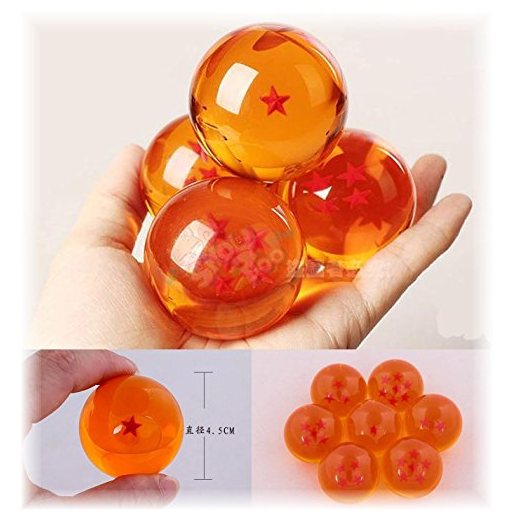ดราก้อนบอล (Dragon Ball) เจ็ดชุดคริสตัล 4.5cm
