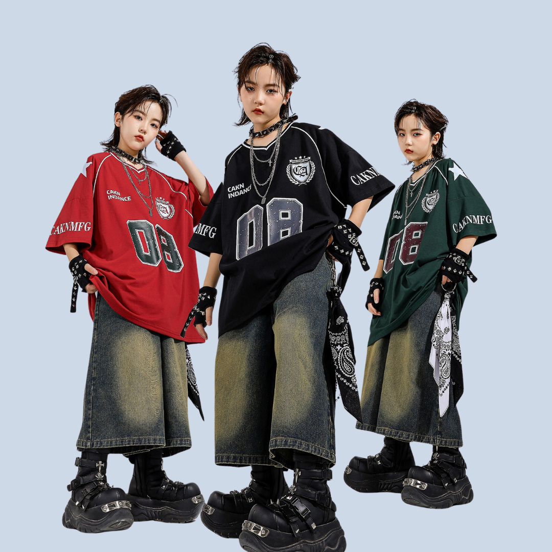 Friendly4kid ชุดเต้น เด็กชาย เสื้อแขนสั้น+กางเกงขายาว