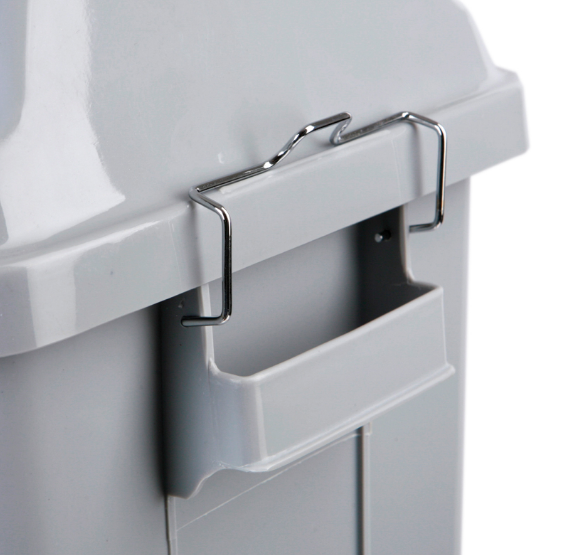 ถังขยะใสทรงสี่เหลี่ยม ฝาแกว่ง 001-562-CL