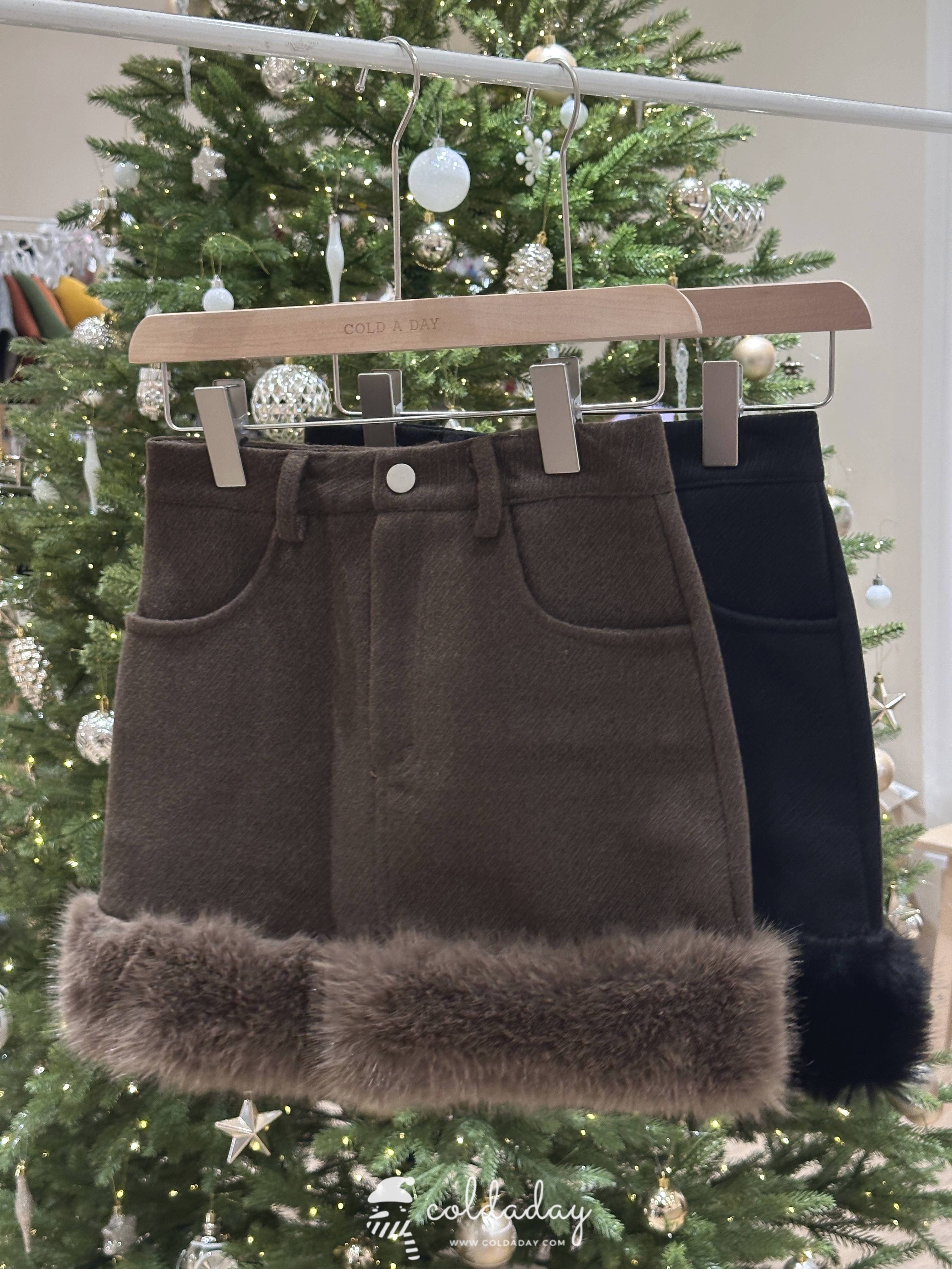 Fur Cute Skirt กระโปรงเฟอร์ มี 2 สี S M LXL