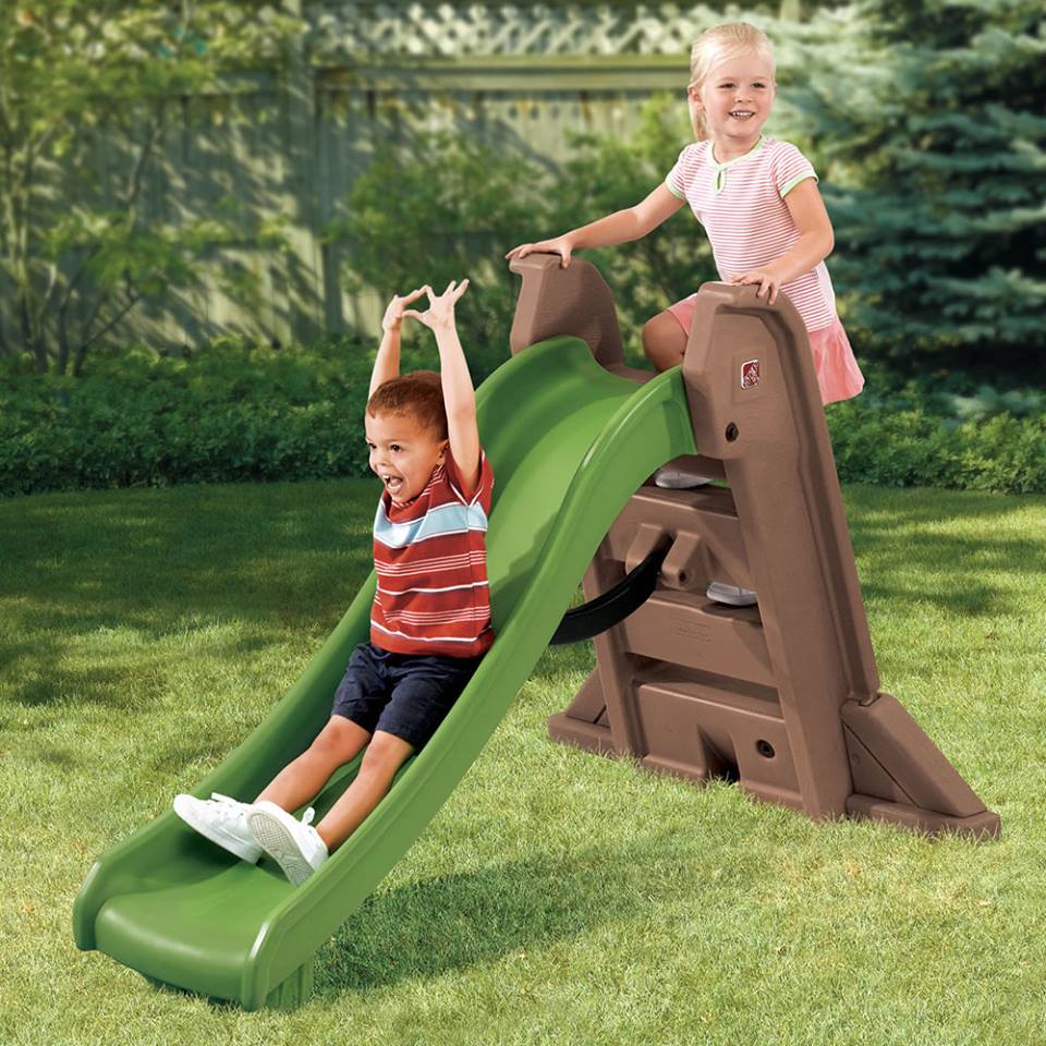 สไลเดอร์ขนาดใหญ่พับเก็บได้ Step2 Naturally Playful Big Folding Slide