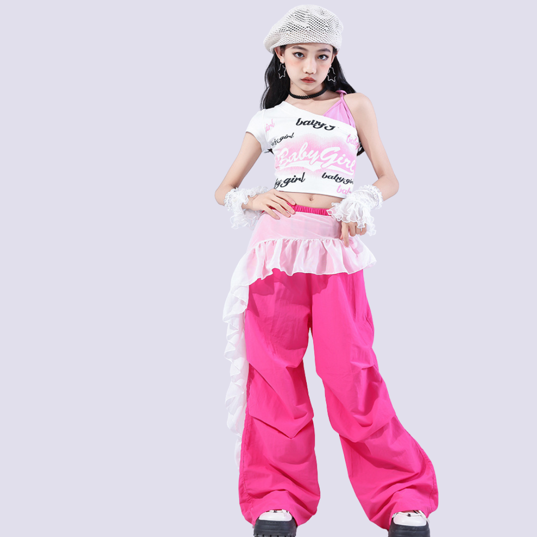 friendly4kidชุดเต้น เซ็ตเสื้อแขนสั้น+กางเกงขายาว**เปิดจอง