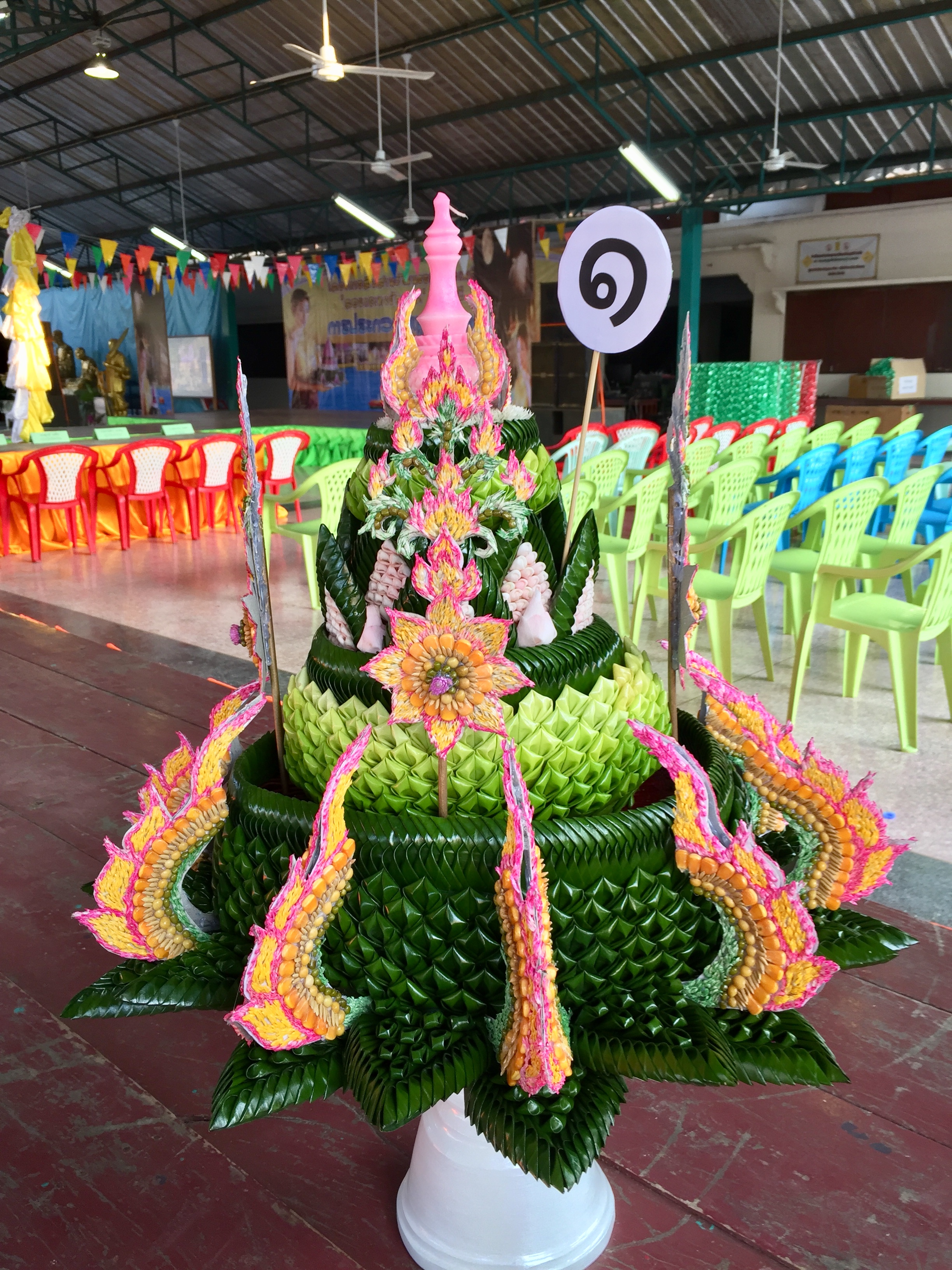 รางวัลชนะเลิศการประกวดกระทง ปี2560 ณ เทศบาลตำบลบ้านสร้าง อ.บางปะอิน จ.พระนครศรีอยุธยา