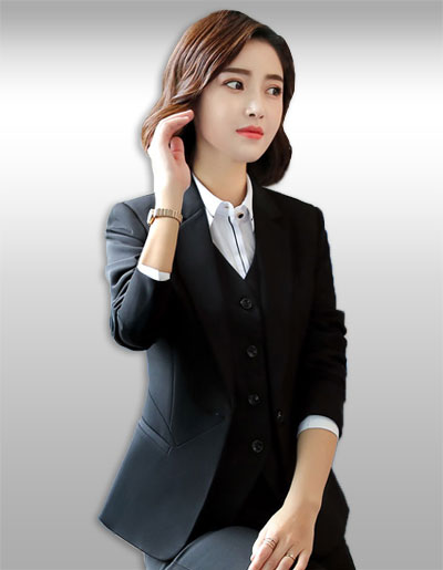 เสื้อสูทผู้หญิงสีดำแบบสวยหรู มี 7 ไซส รหัส2259