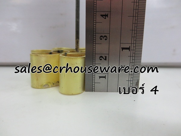 พิมพ์ขนมดอกจอกทองเหลือง เบอร์ 4 Dok Jok brass mold. Code: 016-DJT-7