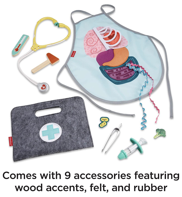 ชุดคุณหมอน่ารักมากๆค่า Fisher-Price Patient and Doctor Kit - 9-Piece Medical Pretend Play Gift Set
