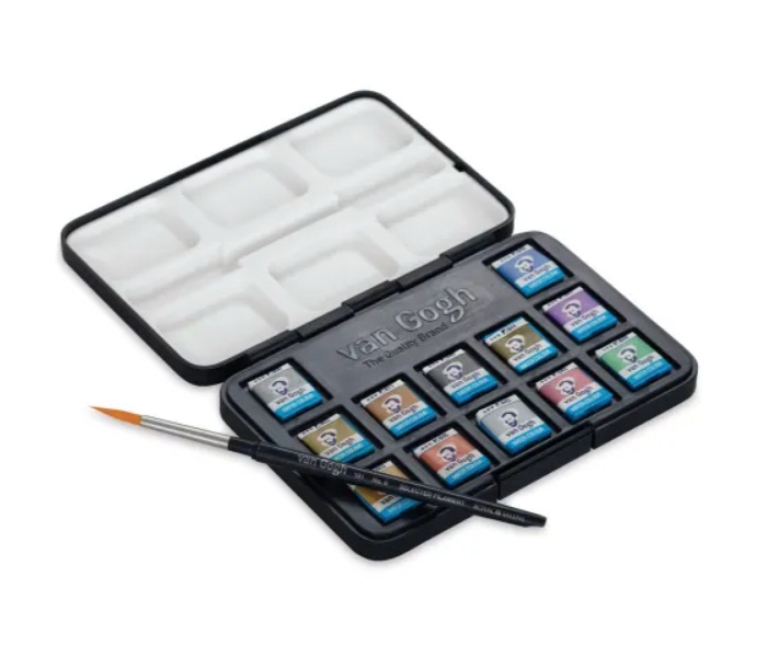 ชุดสีน้ำ Vangogh Metallic & Interference 12สี