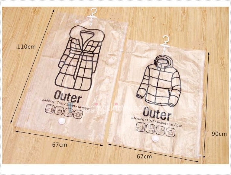 Vacuum Bag for Coat ถุงสูญญากาศสำหรับเสื้อโค้ท เสื้อกันหนาว