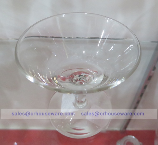 Short Martini 7 cm. - แจกันแก้ว แฮนด์เมด เนื้อใส ทรงค็อกเทล ความสูง 7 ซม. JJG-SM7