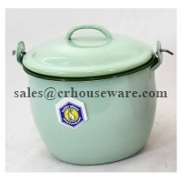 หม้อเคลือบหูหิ้ว 12 ซม. รหัส 008-T1500-1720