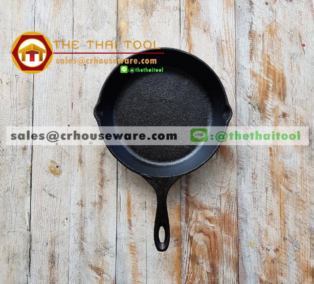 กระทะเหล็กหล่อ 8 นิ้ว 005-KN-08