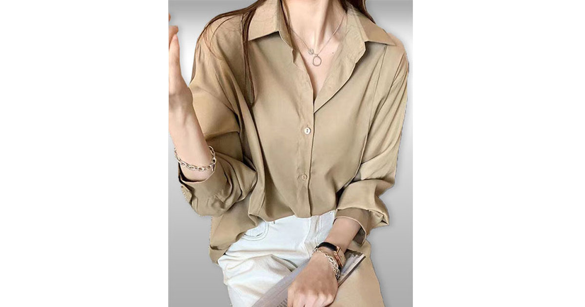 เสื้อเชิ๊ตแฟชั่นใส่ทำงานสวยหวาน รหัส 2398