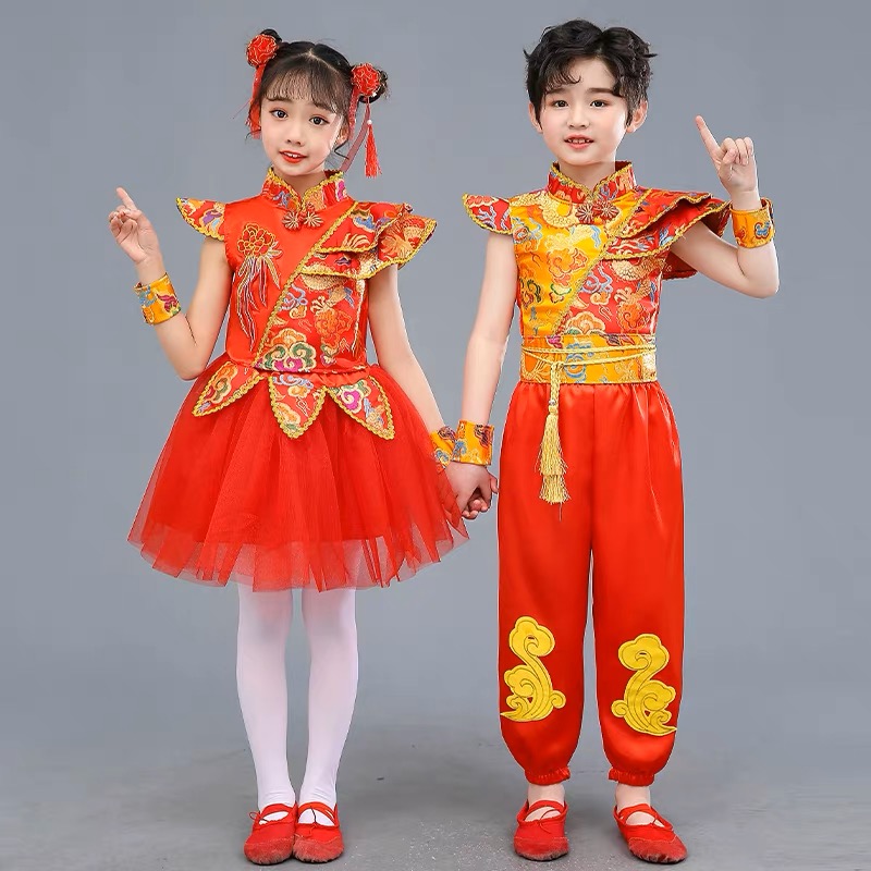 พร้อมส่ง ชุดจีน กี่เพ้า เดรสแขนระบายใหม่/กางเกง