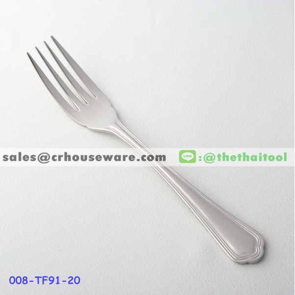 ส้อมปลาสแตนเลส 91 ลายบ้านเชียง FISH FORK 008-TF91-20