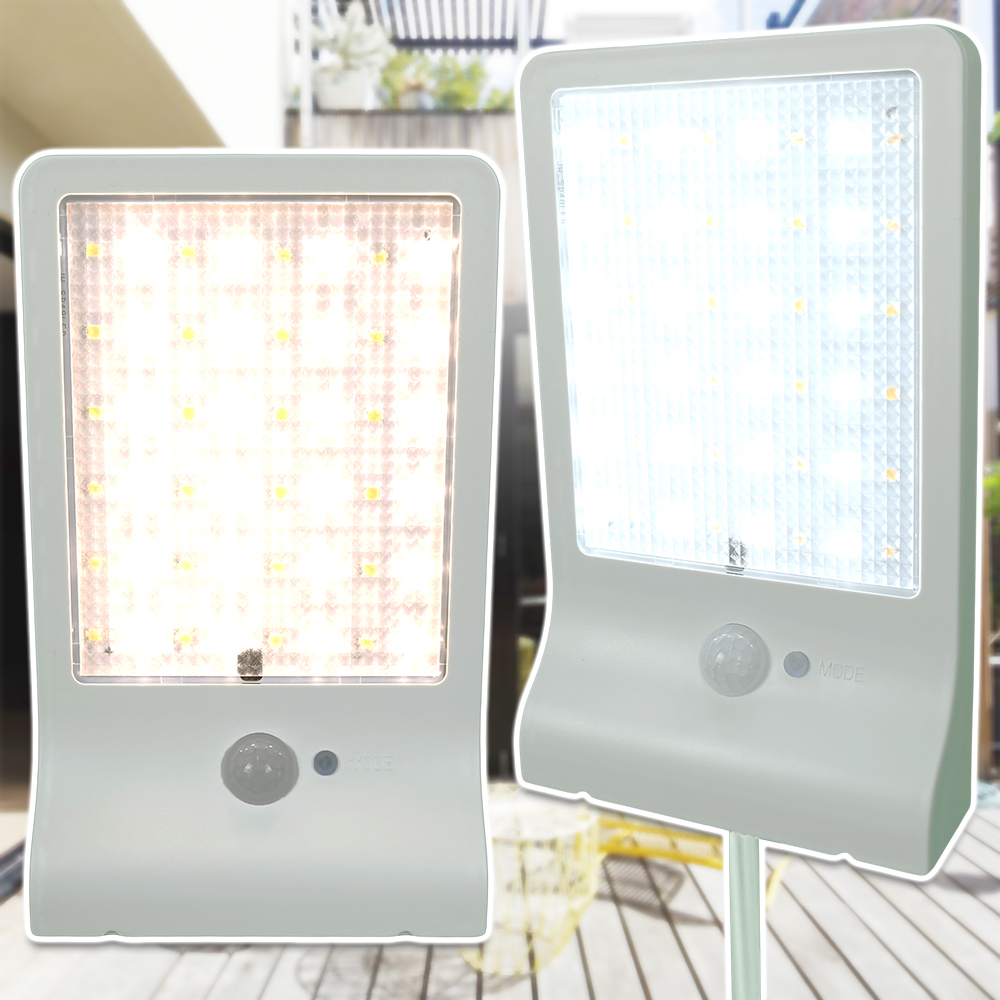 ไฟผนังโซล่าเซลล์ 48 LED (มีรีโมท ปรับความสว่างได้)