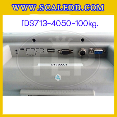 เครื่องชั่งดิจิตอล100kg รุ่น IDS713 พิกัด 100kg x 10g ตาชั่งดิจิตอล100kg เครื่องชั่งแบบปริ้นสติ๊กเกอร์ในตัว ขนาดแท่น 40x50 cm. ยี่ห้อ SDS รุ่น IDS713