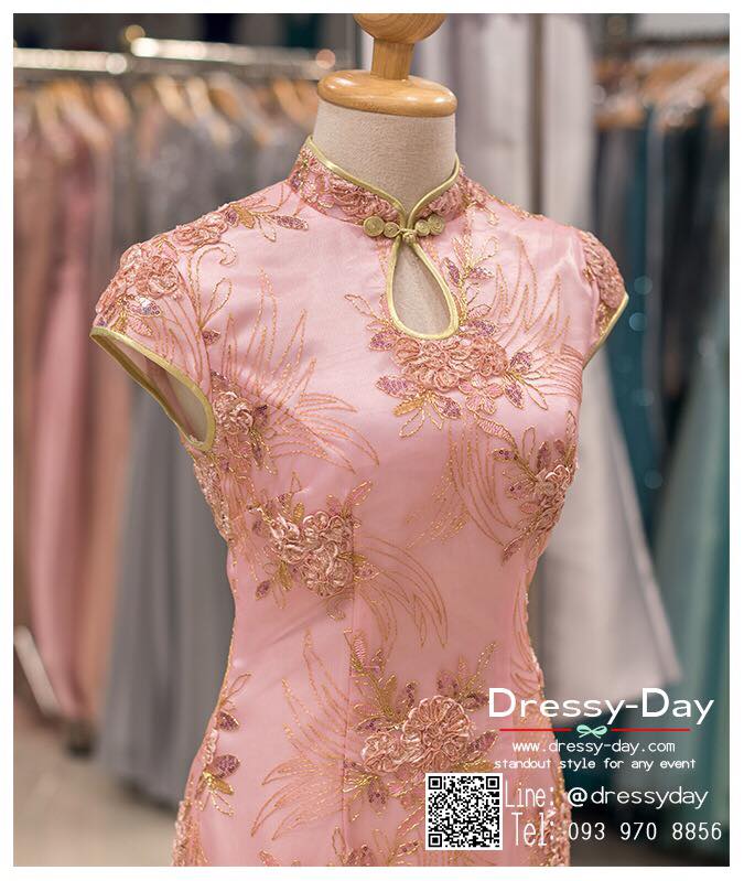 รหัส ชุดกี่เพ้า :KPS002 ชุดกี่เพ้าพร้อมส่ง มีชุดกี่เพ้าคนอ้วน แบบสั้น สีชมพู ปักลูกไม้ ดิ้นทอง คัตติ้งเป๊ะมาก ใส่ออกงาน ไปงานแต่งงาน ใส่เป็นชุดพิธีกร ชุดเพื่อนเจ้าสาว ชุดถ่ายพรีเวดดิ้ง ชุดยกน้ำชา หรือ ใส่ ชุดกี่เพ้าแต่งงาน สวยมากๆ ค่ะ