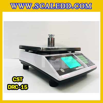 เครื่องชั่งนับจำนวน15kg ตาชั่งนับชิ้นงาน 15kg พิกัดน้ำหนัก 15kg ความละเอียด 0.5g ยี่ห้อ CST รุ่น DRC