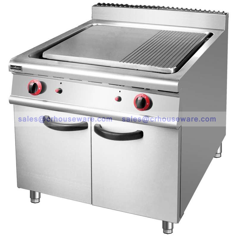 เตาสเต็กแก๊สแผ่นผสม (แบบตั้งพื้นพร้อมตู้เก็บของ) 055-SBC-NT-906