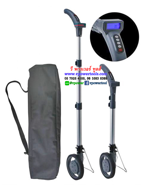 META JN27G ล้อวัดระยะทาง (แบบดิจิตอล LCD) 9,999.9 เมตร ขนาด 6"