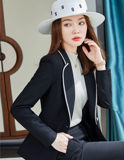 สินค้าพรีออเดอร์ เสื้อสูทแฟชั่นสวยหรูสไตล์เกาหลีดูดี มี2สี PO-SUIT-033