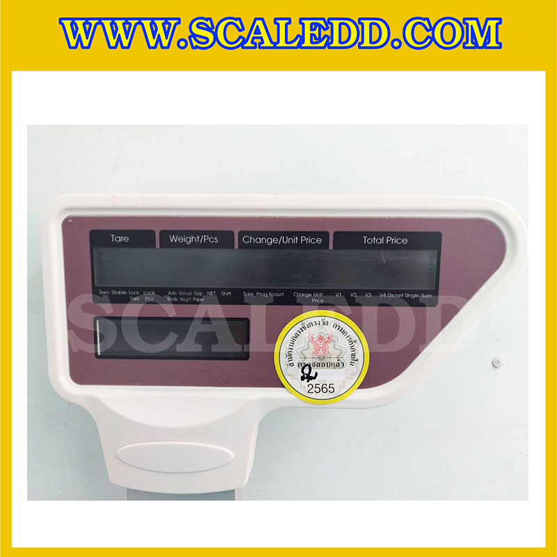 เครื่องชั่งคำนวณราคาดิจิตอลและพิมพ์สติ๊กเกอร์บาร์โค้ด (Barcode label printing scale) พิกัดน้ำหนัก 30kg ค่าละเอียด 5g รุ่น TM-30AC (ผ่านตรวจรับรองจากสำนักกองชั่งตวงวัด กระทรวงพาณิชย์)