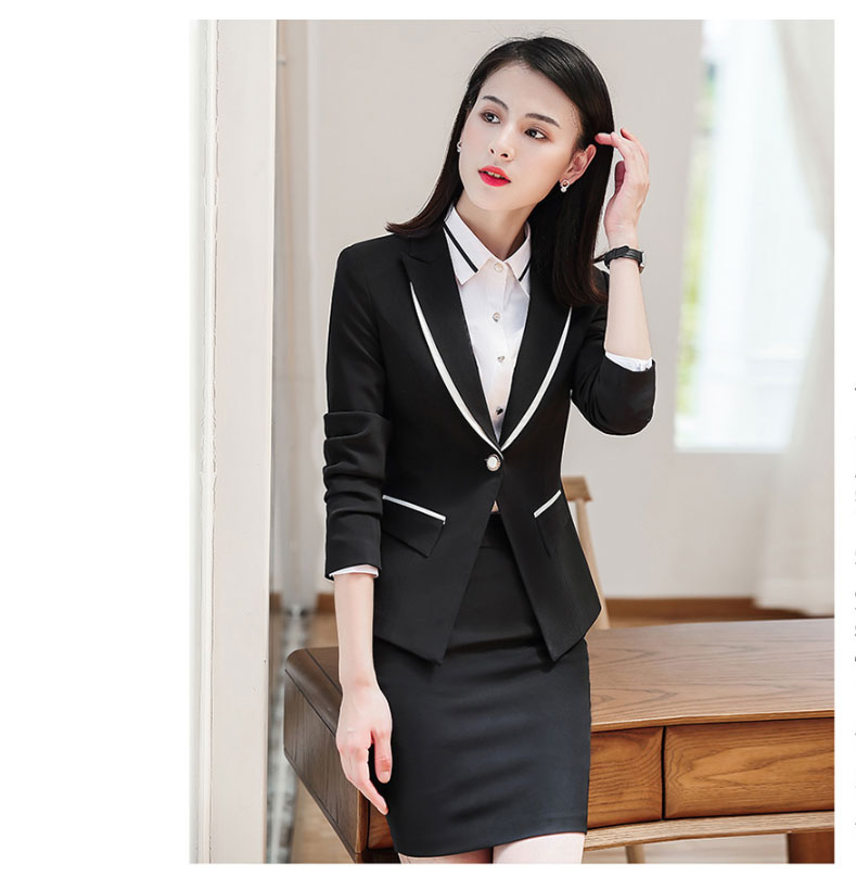 สินค้าพรีออเดอร์ เสื้อสูทแฟชั่นสวยหรูสไตล์เกาหลีดูดีมี 2 สี PO-SUIT-015