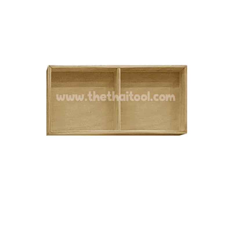 ถาดไม้ Carnation-2 แบ่ง 2 ช่อง รหัส : 005- TW-CARNATION-2 Wooden tray Carnation-2 divided into 2 parts Code : 005-TW_CARNATION-2