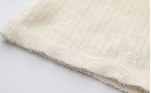 ชุดเดรสไหมพรมแขนยาว สีดำ