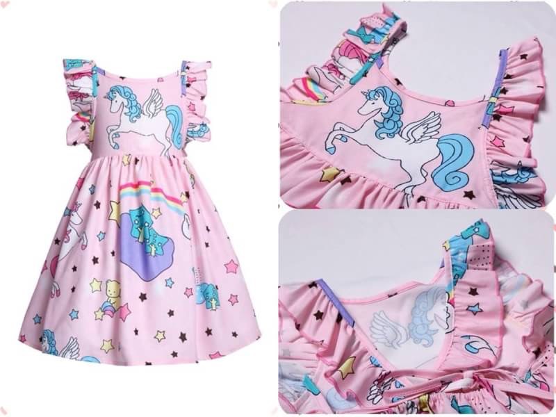 เดรสยูนิคอน สีเขียว เปิดหลัง