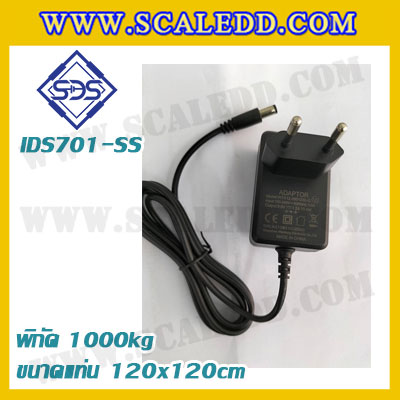 เครื่องชั่งดิจิตอล1000kg แบบมีล้อ เครื่องชั่ง1ตัน ตาชั่งดิจิตอล1000kg ขนาดแท่น 120x120cm. ยี่ห้อ SDS รุ่น IDS701-SS เครื่องชั่งแบบมีล้อเข็น