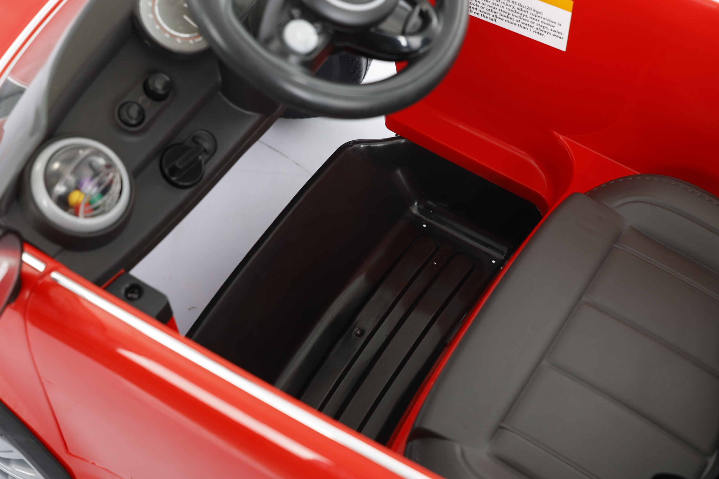 รถเด็ก รถเข็นเด็ก ผลักเดิน ขาไถ มินิคูเปอร์ Mini Cooper Foot To Floor Ride-On - Red