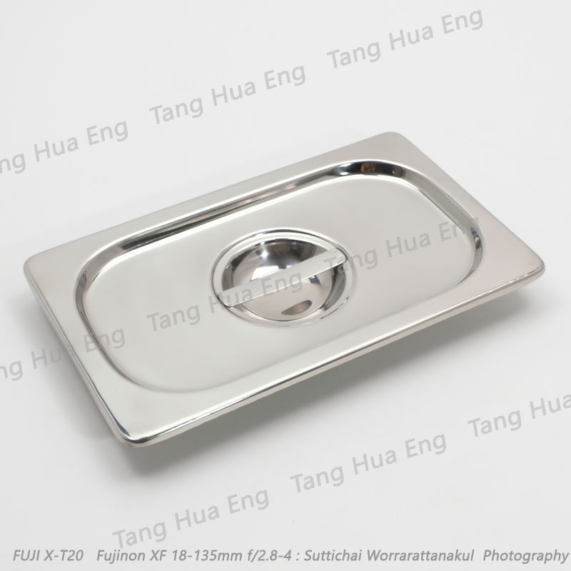 ฝาอ่างอุ่นอาหาร 1/4 ใบตื้น & ลึก ตราสฟิ้งค์ ( K112B )